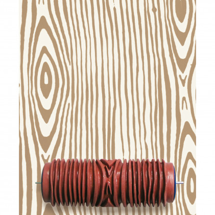 Vendita online Rullo decorativo in gomma - wood
